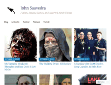 Tablet Screenshot of johnsaavedrajr.com